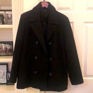 Kenneth Cole Classic Black Peacoat